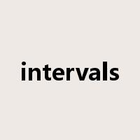 intervals是什么意思
