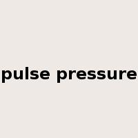 pulse pressure是什么意思