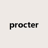 procter是什么意思