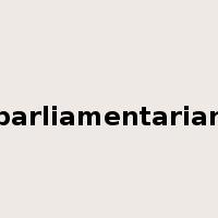 parliamentarian是什么意思