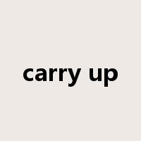 carry up是什么意思
