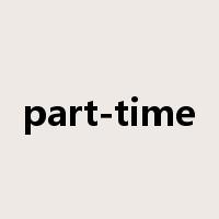 part-time是什么意思