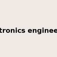 electronics engineering是什么意思