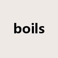 boils是什么意思