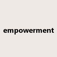 empowerment是什么意思