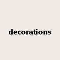 decorations是什么意思