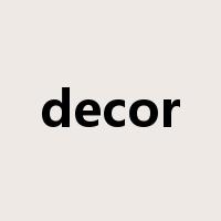decor是什么意思