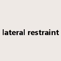 lateral restraint是什么意思
