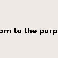 born to the purple是什么意思