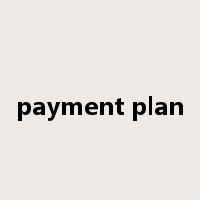 payment plan是什么意思