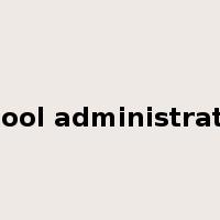 school administration是什么意思
