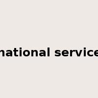 national service是什么意思