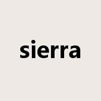 sierra是什么意思