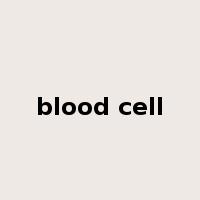 blood cell是什么意思