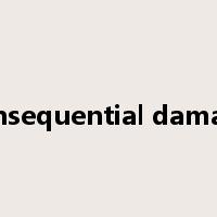 consequential damage是什么意思
