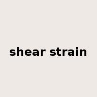 shear strain是什么意思