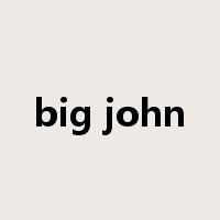 big john是什么意思
