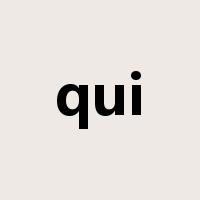 qui是什么意思