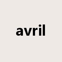 avril是什么意思
