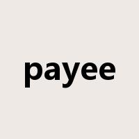 payee是什么意思
