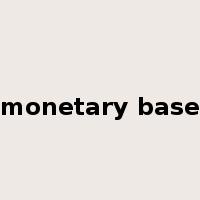 monetary base是什么意思