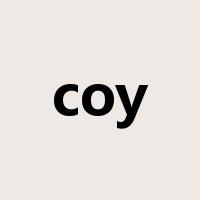 coy是什么意思