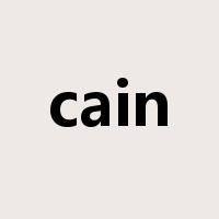 cain是什么意思