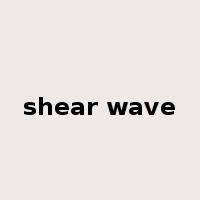 shear wave是什么意思