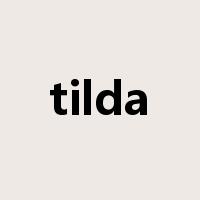 tilda是什么意思
