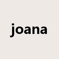 joana是什么意思