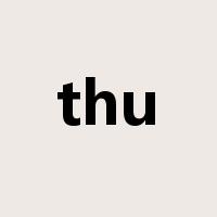 thu是什么意思