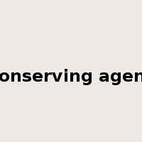 conserving agent是什么意思