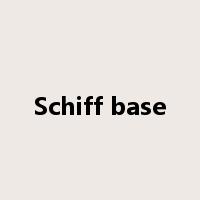 Schiff base是什么意思
