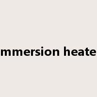 immersion heater是什么意思