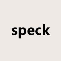 speck是什么意思