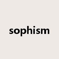 sophism是什么意思