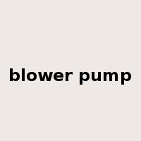 blower pump是什么意思