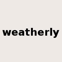 weatherly是什么意思