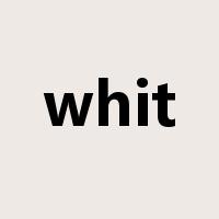whit是什么意思