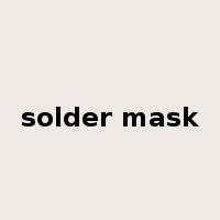 solder mask是什么意思