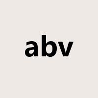 abv是什么意思