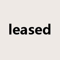 leased是什么意思
