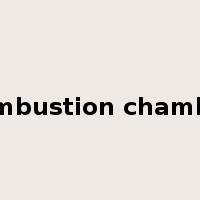 combustion chamber是什么意思