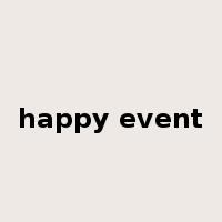 happy event是什么意思