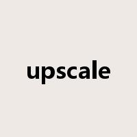 upscale是什么意思