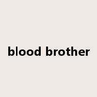 blood brother是什么意思