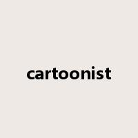 cartoonist是什么意思