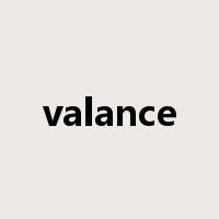 valance是什么意思