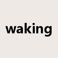 waking是什么意思