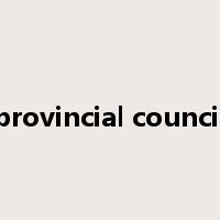 provincial council是什么意思